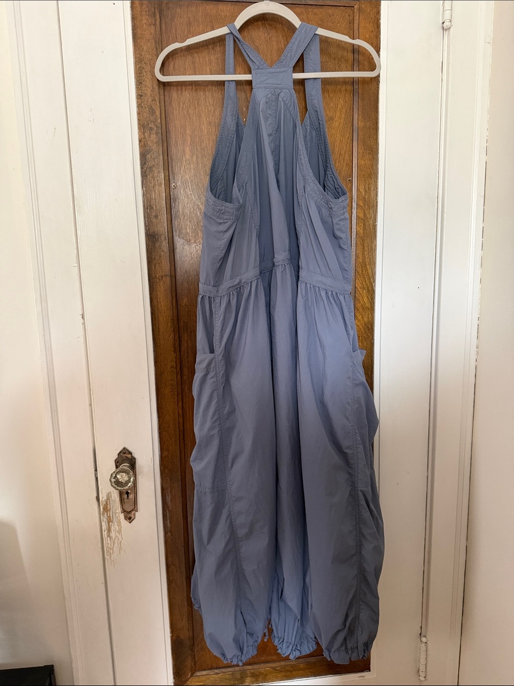 Slate Gray Women's Zip-Front Sleeveless Dress - Picture 3 of 6
